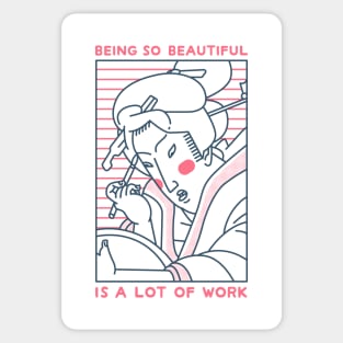 Beautiful Geisha Sticker